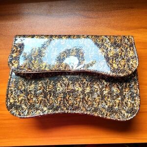 Vintage J. Renee vinyl plastic purse clear strap